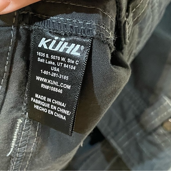 Kuhl Dark Gray Born In The Mountains Hiking Gorpcore Shorts, Women’s Sz 10 - Picture 4 of 5